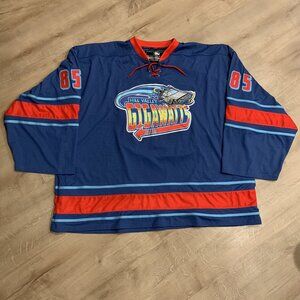 Geeky Jerseys Hill Valley Gigawatts Back To The Future Hockey Jersey Men's 2XL